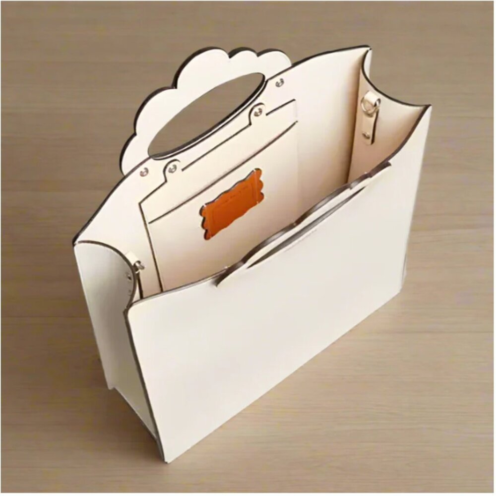 Coach Coachtopia Cloud Handle Tote Off White Leather Crossbody - Picture 9 of 9